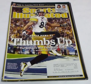 Sports Illustrated Magazine February 13, 2006 Superbowl XL Thumbs Up - Foto 1 di 3