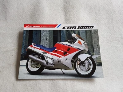 HONDA CBR1000F Motorcycle Sales Spec Leaflet c1995 #2C809JG GERMAN TEXT - Image 1 of 2
