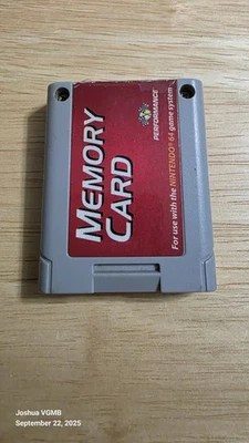 Performance Memory Card Nintendo 64 (n64) (Tested) - Image 1 of 4