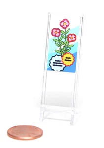 Playmobil Miniature Clear Flower Shop Florist Display Stand Sign - Picture 1 of 1