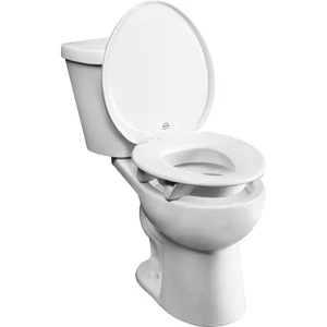 Bemis Assurance 3" Raised Toilet Seat for Seniors, Made in USA, Round, White - Picture 1 of 5
