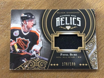 2016-17 Black Diamond Pavel Bure Diamond Mine Relics Patch /199 NHL All-Star - Image 1 of 2