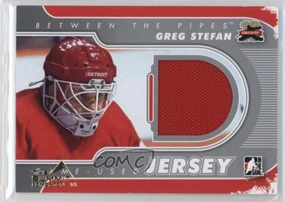 2011-12 ITG Between the Pipes Silver Jersey Summit Edmonton 1/1 Greg Stefan 2a8 - Image 1 of 3