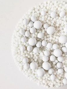 WHITE CAKE SPRINKLES Matt Weihnachten Hochzeitstag Vegetarisch Geburtstag - Bild 1 von 11