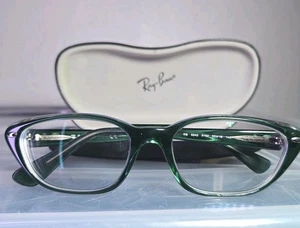 Ray-Ban RB5242 5162 Brille Brillengestell 53-18-140 Grün Kristallklar Unisex Italy - Bild 1 von 5