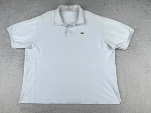 Lacoste Poloshirt Herren 9 Blau Kurzarm 100% Baumwolle Jersey Kroko Logo LESEN - Bild 1 von 14