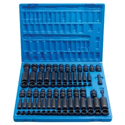 Grey Pneumatic 1281 3/8" Drive Standard and Deep Length Impact Socket Set 81pcs - Image 1 of 2
