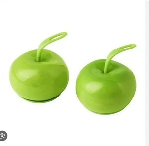 Ikea Solvinden LED batteriebetrieben grün apfelförmige Lichter 2er Set - Bild 1 von 7