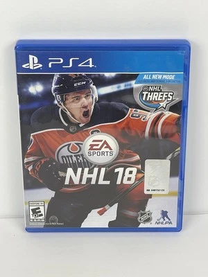 NHL 18 Sony PlayStation 4 PS4 CIB Complete In Box EA Sports - Image 1 of 4