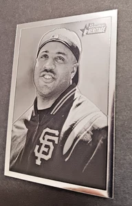 Bowman Heritage #13 2001 Barry Bonds Chrome Giants - Imagen 1 de 2