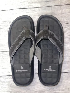 Boys Youth 5 O’Rageous Black Flip Flops  - Picture 1 of 3