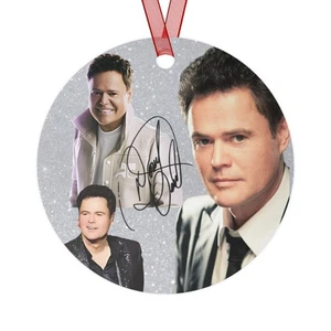 Personalisierter Donny Osmond inspirierter Christbaumschmuck aus Metall, individuell - Bild 1 von 6