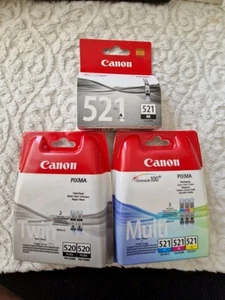 Drucker Patronen Canon Pixma 520,521 Multi Pack Twin Pack Chroma Life100+ - Bild 1 von 6