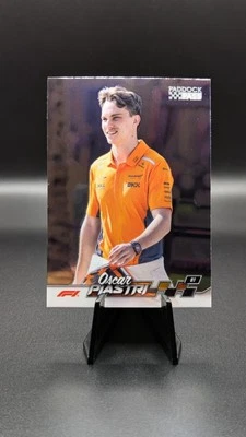 OSCAR PIASTRI 2024 TOPPS #8 PADDOCK PASS F1 McLAREN RACING TEAM BONUS #38 - Image 1 of 4