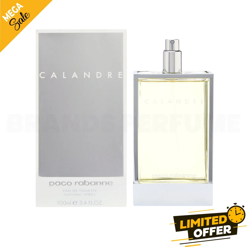 CALANDRE BY PACO RABANNE 3,4 FL.OZ. EDT SPRAY FEMININO - Imagem 1 de 1