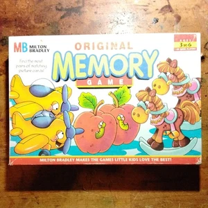 1990 Original Memory Game Milton Bradley missing three tiles - Picture 1 of 2