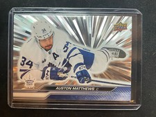 2023-24 UPPER DECK SERIES 1 SILVER BURST Auston Matthews