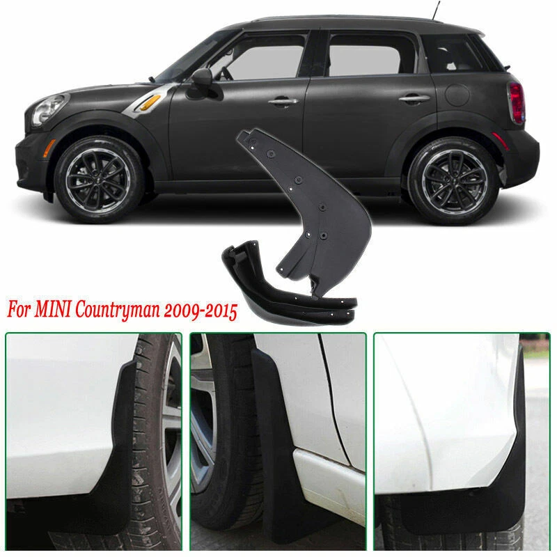 4pcs Heavy Duty Molded Splash Mud Flaps Guards Fenders For Mini Countryman 09-15 - Image 1 of 4