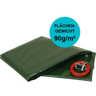 Pool Winterabdeckung Winter Poolabdeckung Winterfest Abdeckplane Rund 350-360 cm