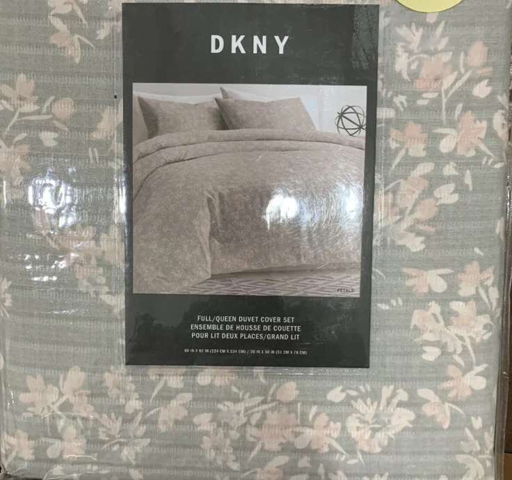 Funda nórdica DKNY Full Queen y dos fundas estándar. ¡Nuevo! Foto 1 de 4