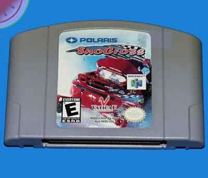 TESTED Nintendo 64 N64 Game POLARIS SNOCROSS Genuine Authentic Cartridge WORKS - Picture 1 of 6
