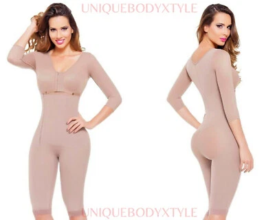 FAJA COLOMBIANA POST CIRUGÍA FULL BODY SHAPER w/ BRA & SLEEVES ANN MICHELL 6008 - Image 1 of 4