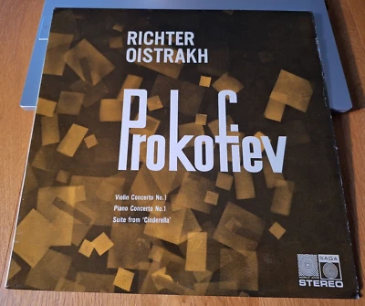 Prokofiev ‎– Violin / Piano Concerto / Cinderella*: Vinyl LP. Saga, UK. 1973. NM - Image 1 of 4