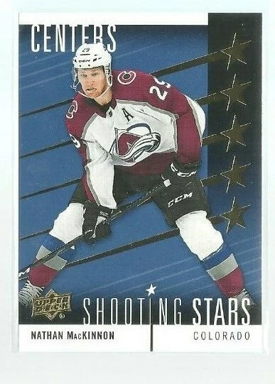 2019-20 Upper Deck Shooting Stars Centers #SSC5 Nathan MacKinnon (ref 92315) - Image 1 of 1