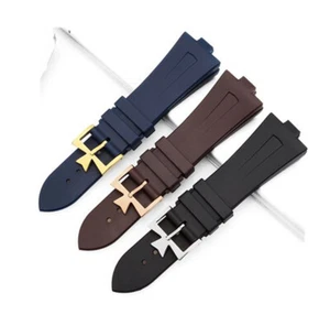 Rubber Watch Band Strap 081675N For Overseas 49150 / P49020 - Picture 1 of 5