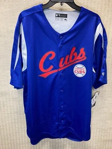 NEW CHICAGO CUBS Major League Genuine Merchandise - Men's Jersey X Large - Picture 1 of 5