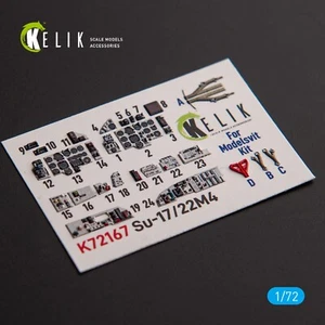 Calcomanías 3D interiores Sukhoi SU-17M4P / 22M4 (para kit modelo ModelSvit) 1:72 K72167 - Imagen 1 de 7
