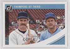 2018 Panini Donruss Multiplayer Horizontal George Brett Wade Boggs #219 HOF