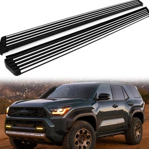 2 PCS Running Boards Fits for Toyota New 4Runner 2021-2025 Black Nerf Bar - Picture 1 of 6