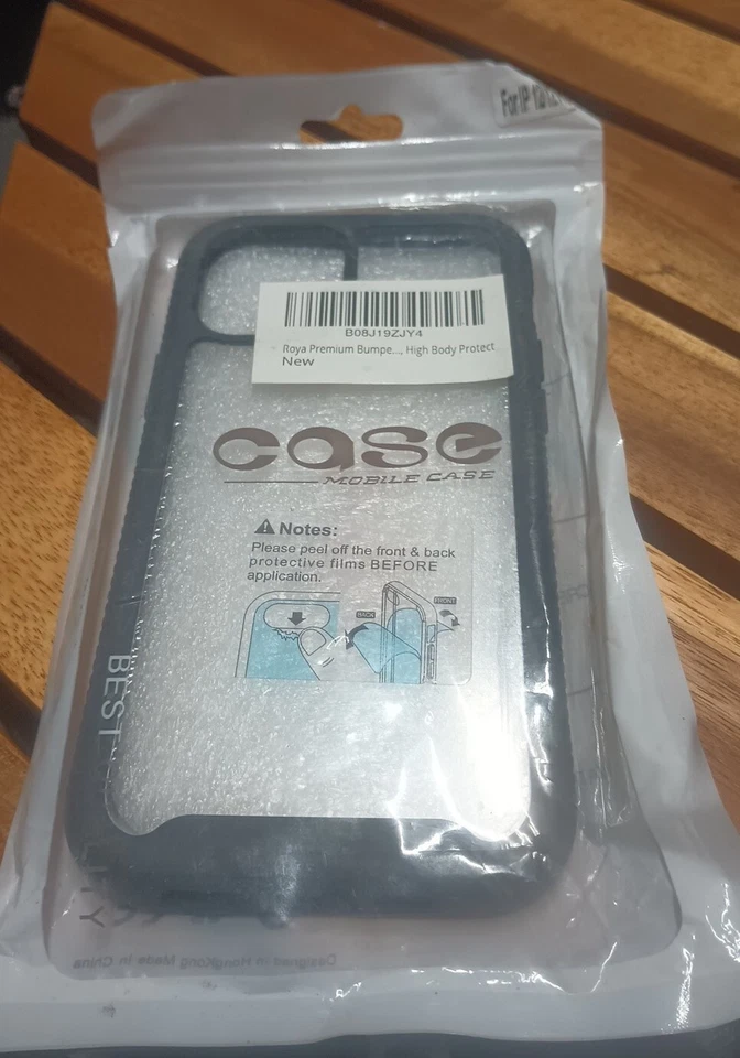  For iPhone 12 Premium Case Bumper/Transparent Back Case Protect  - Image 1 of 4