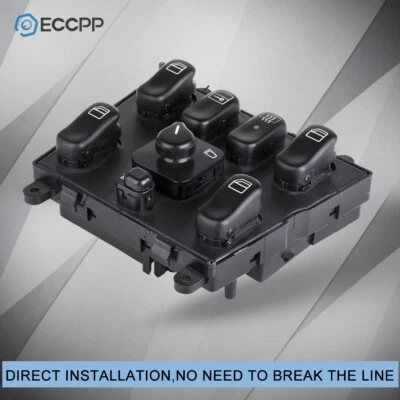 For Mercedes-Benz ML320 3.2L 1998-2003 Power Window Switch Front Driver Side - Image 1 of 4