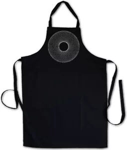 GREMBIULE CUCINA BARBECUE SPIRALE CIAMBELLA Labirinto Labirinto Mistico Foglia - Foto 1 di 1