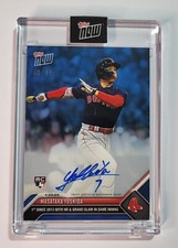 2023 Topps Now Masataka Yoshida Autograph Card Blue /49 173B