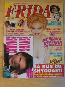 MADONNA on cover of Swedish Magazine Nya Frida 1992/20 - Picture 1 of 6