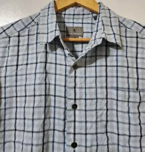 Camisa Royal Robbins Para Hombres M Mezcla Modal Seersucker Manga Corta Transpirable Campamento - Imagen 1 de 5
