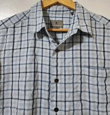 Camisa Royal Robbins Para Hombres M Mezcla Modal Seersucker Manga Corta Transpirable Campamento Foto 1 de 4