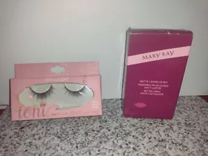 Mary K Matte/Shine Lip Set & Ioni Natural Mink Eye-Lashes & V & R Creme & Perfum - Picture 1 of 8