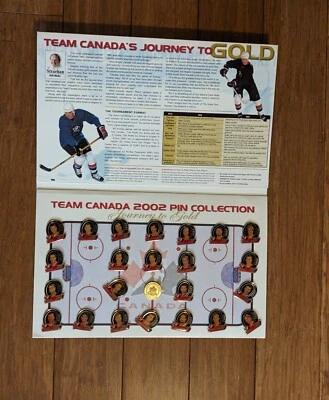 NHL Team Canada Official 24 Pin Collection 2002 Complete  Foto 1 de 2