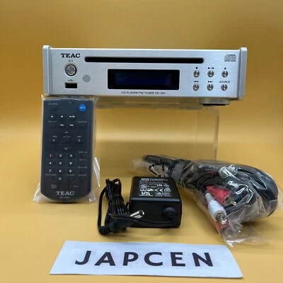 TEAC PD-301-X Silver CD Player/FM Tuner Wide FM USB AC100V Brand New - Image 1 of 4
