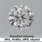 GIA Certified RARE Genuine Diamond 0.50 CT Facet Round Cut D/VVS1 Clarity Gem