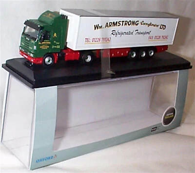 40ft Fridge Trailer Wm. Armstorng longtown Oxford 76S143005 Scania 143  1/76 OO - Image 1 of 2