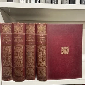 The Book of Public Speaking 4 volumes by Caxton Publishing Company PART V27 - Imagen 1 de 4