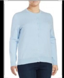 $68  Women's plus 3x blue  Sweater Lord & Taylors cotton blend  P55 D - Picture 1 of 6