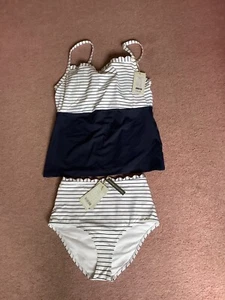Bravissimo Tankini Top and Tummy Control Briefs Size 32F XS - Picture 1 of 8