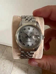 Rolex Datejust 16220 - Silver Dial Jubilee Bracelet - No B/P - Picture 1 of 1
