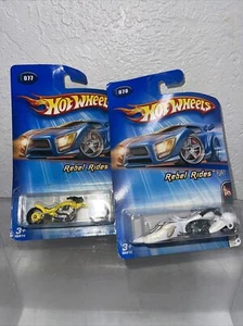 HOT WHEELS REBEL RIDES SERIES 2004 W-OOZIE & Blast Lane - Foto 1 di 6